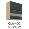 Pakabinama spintelė su stiklu GLAMOUR GLA-40/41/42G