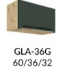 Pakabinama kampinė spintelė GLAMOUR GLA-35/36G