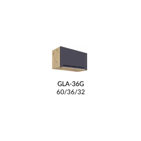 Pakabinama kampinė spintelė GLAMOUR GLA-35/36G