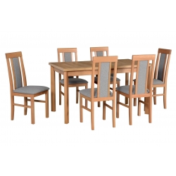 Stalo ir kėdžių komplektas MODENA 1+ NILO2 (6 vnt.)