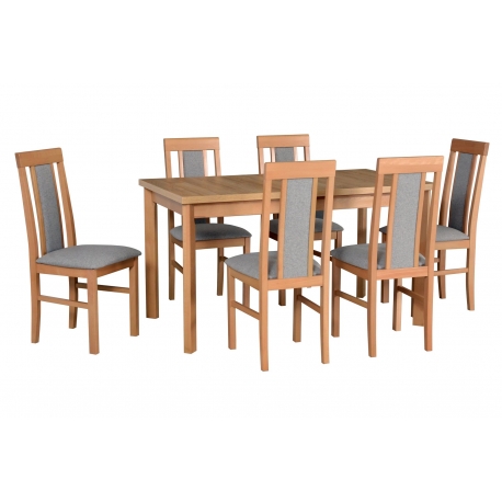 Stalo ir kėdžių komplektas MODENA 1+ NILO2 (6 vnt.)