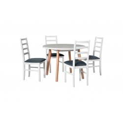 Stalo ir kėdžių komplektas OSLO 3 + NILO8 (4 vnt.)