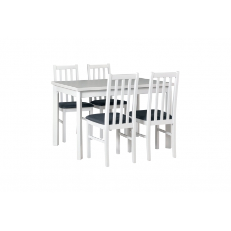 Stalo ir kėdžių komplektas MAX 5P + BOS 10 (4 vnt.)