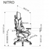 Darbo / Žaidimų kėdė NITRO